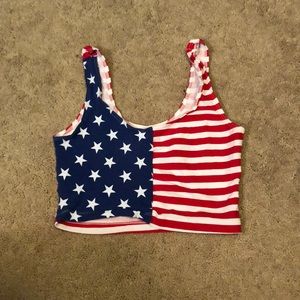 American apparel crop top